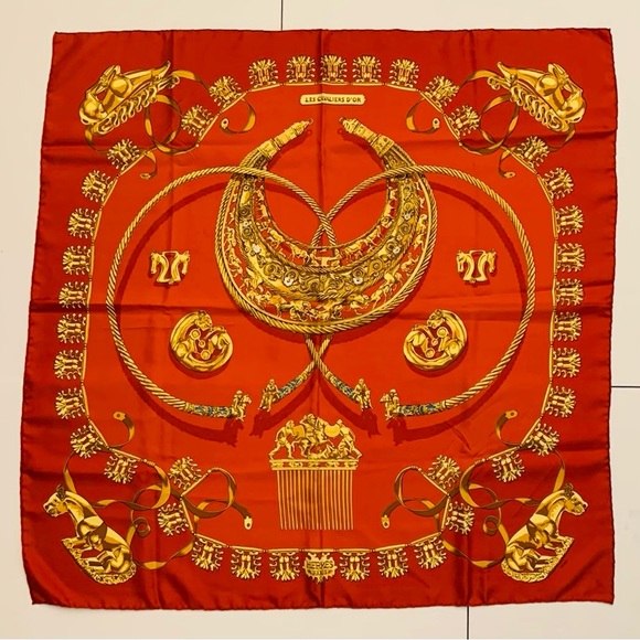 Hermes Accessories - Hermes Les Cavaliers D’or Silk Scarf